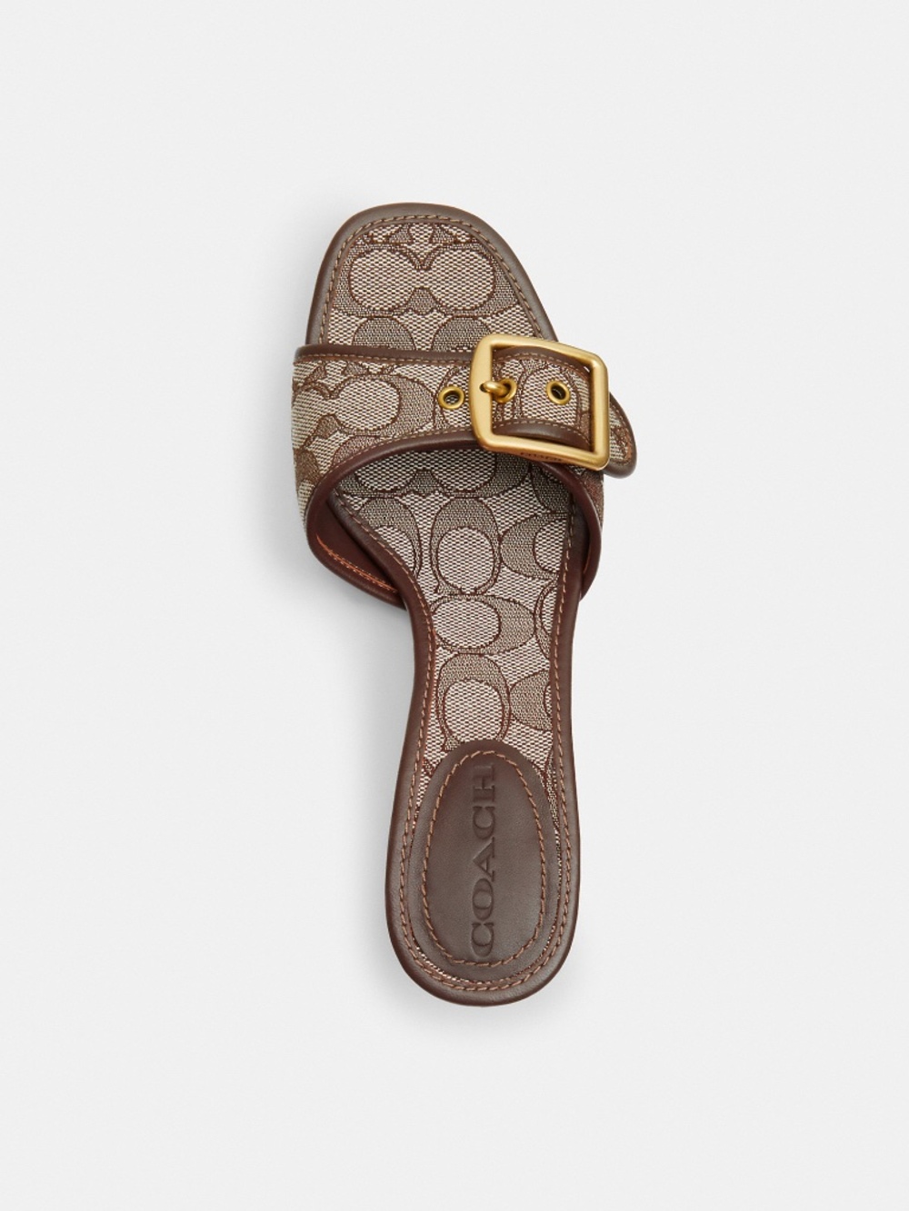 Coach Margot Sandal In Signature Jacquard - Picture 2 of 4